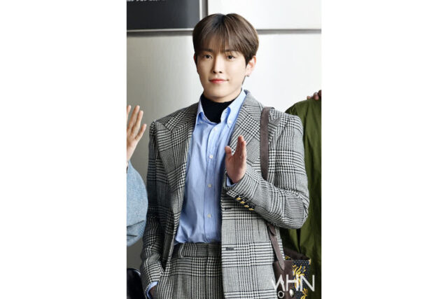 [포토] 에이티즈 홍중 '단정한 공항패션'