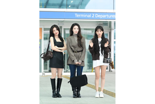 아이들 미연-슈화-소연 '매력 다른 3색 패션'
