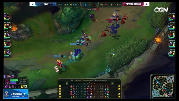 비장의 카드, 정글 룰루. 잔나와 룰루로 트리스타나를 업어 키운다, 사진=OGN 유튜브 캡처