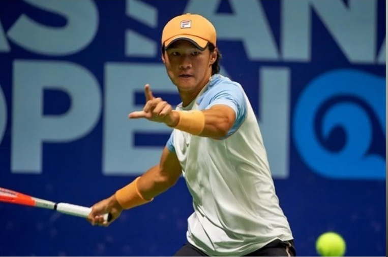 권순우가 남자프로테니스(ATP) 투어 대회 단식에서 개인 통산 두 번째 4강에 진출했다. [카자흐스탄 테니스협회 소셜 미디어 사진]