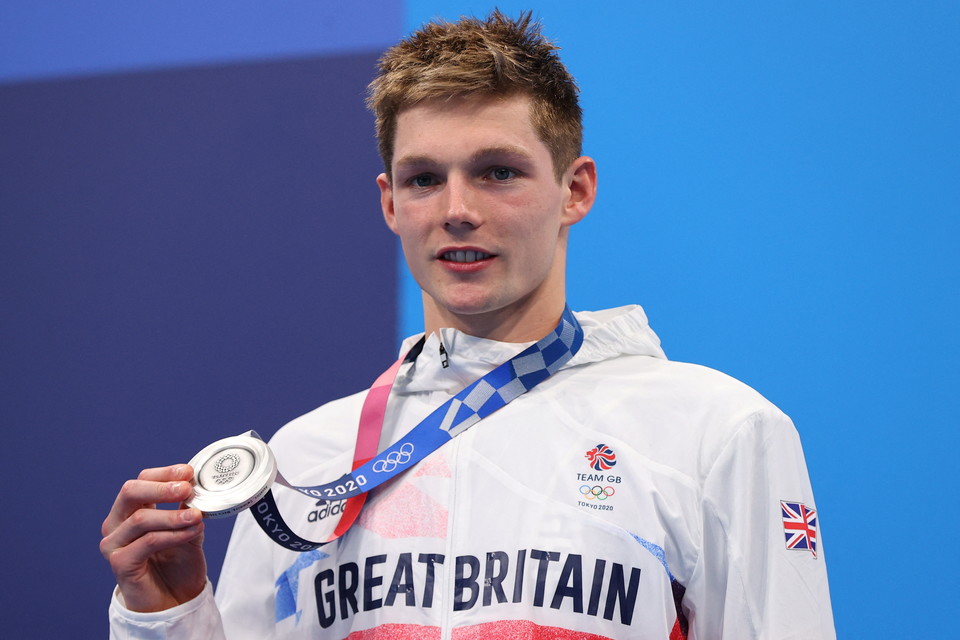 영국 수영 스타 덩컷 스콧이 신종 코로나바이러스 감염증으로 세계선수권대회에 불참한다. [로이터=연합뉴스]