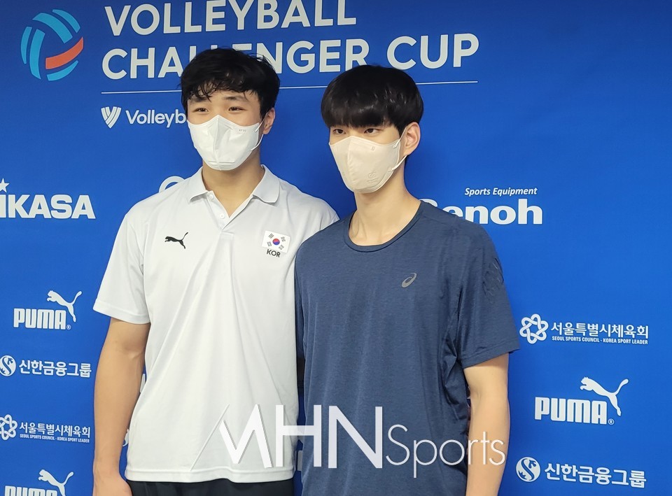 한국 남자배구 대표팀 임동혁(좌)-임성진ⓒMHN스포츠 권수연 기자