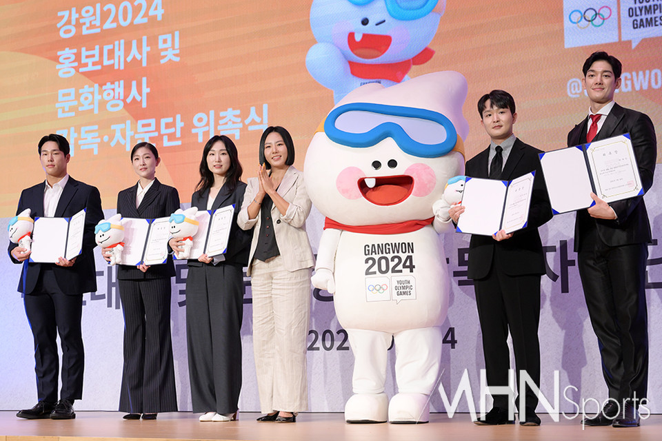 [ms포토] 강원2024 빛나는 홍보대사