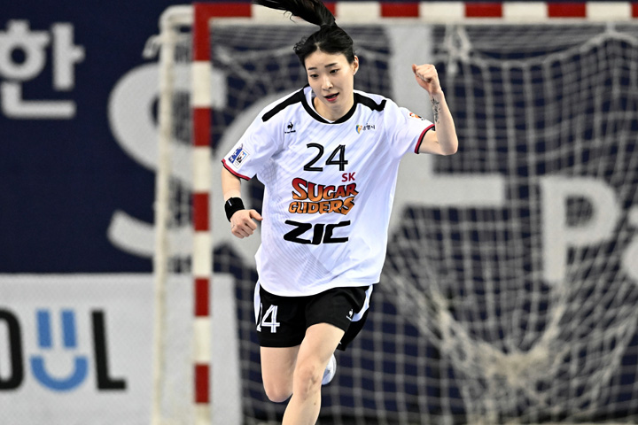 신한 SOL페이 23-24 핸드볼 H리그 여자부 SK슈가글라이더즈의 강경민, 사진 제공=한국핸드볼연맹