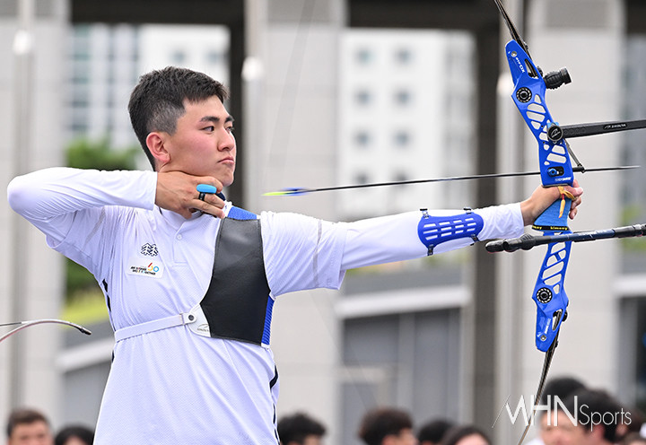  한국 남자 양궁 김제덕ⓒMHN스포츠 이현지 기자