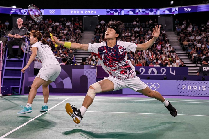한국 배드민턴 대표팀 김원호-정나은 조
