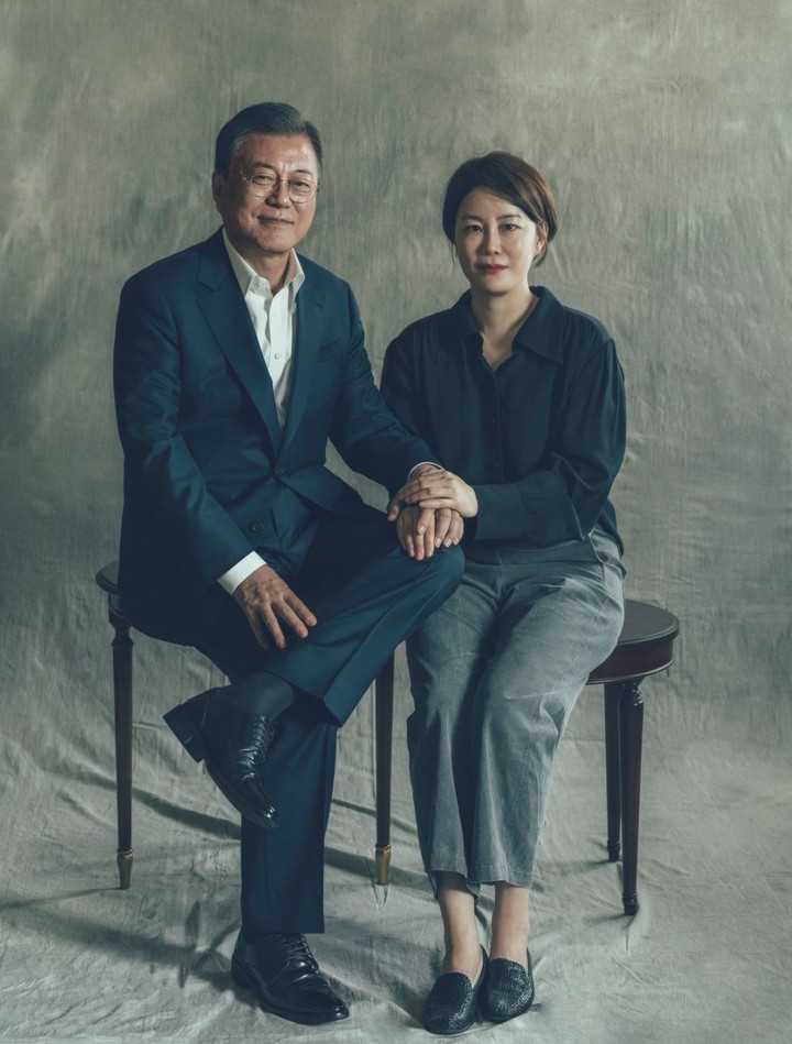 문재인 전 대통령과 문다혜 씨