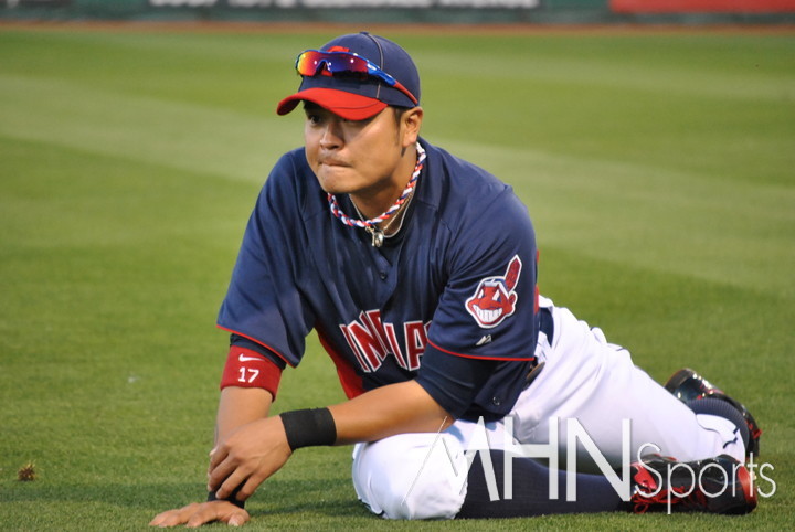 (클리브랜드 시절의 추신수)