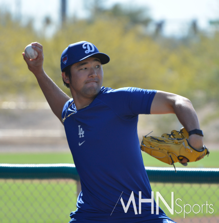 (다저스 시절의 한국인 투수 유망주 최현일)