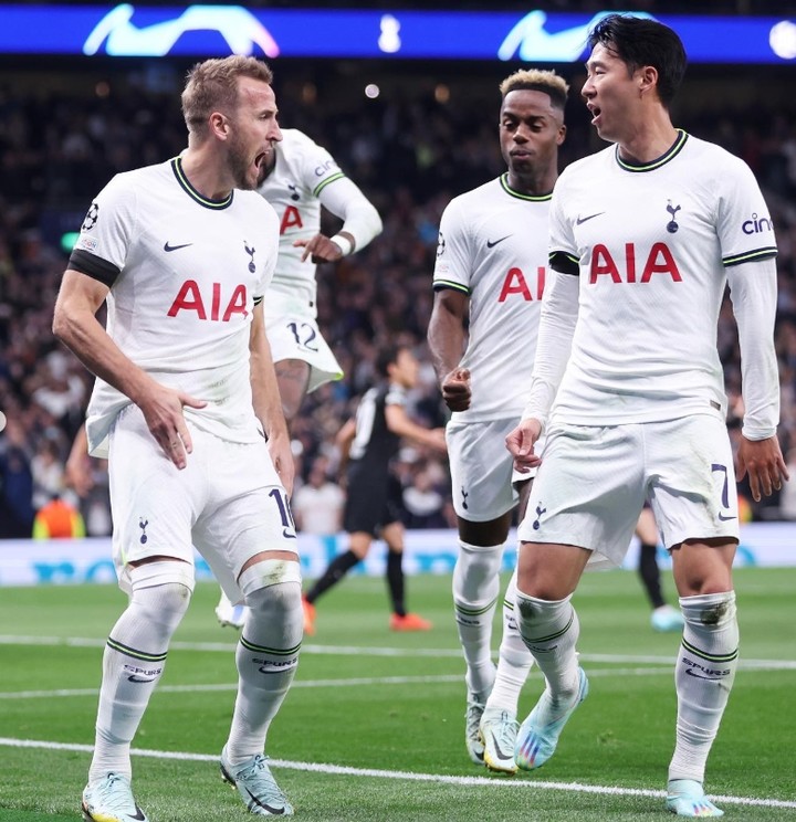 토트넘에서 활약하던 시절 해리 케인(좌)-손흥민