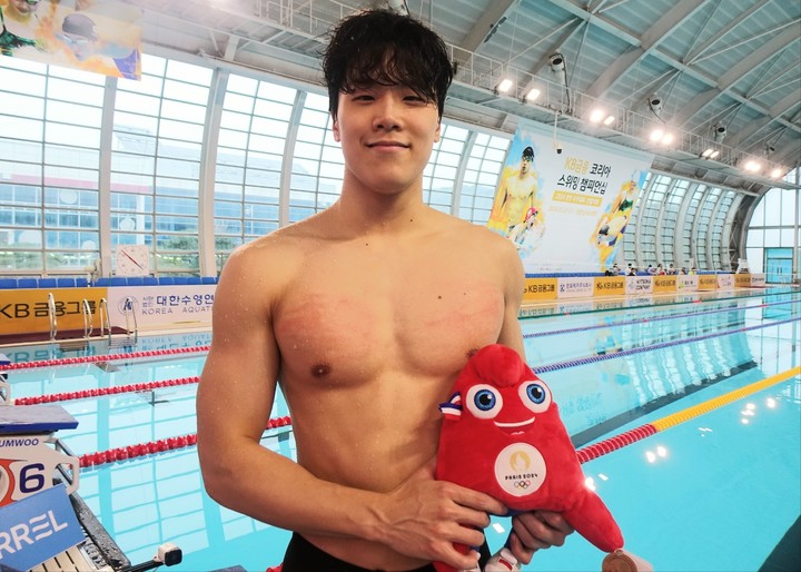 수영 대표팀 지유찬