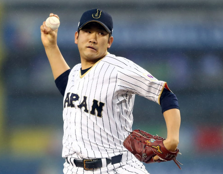 (WBC 일본대표팀 시절의 스가노 토모유키)