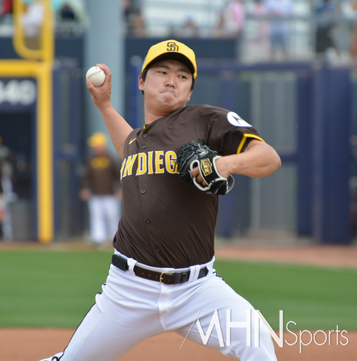 (샌디에이고 시절의 고우석)