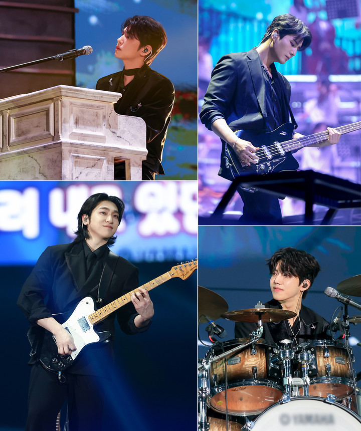박명수도 연예대상 뒷전 두고 향한 데이식스 고척돔 콘서트...역대급... 향한 데이식스 고척돔 콘서트...역대급 무대 일궜다 - MHN / 엠에이치앤