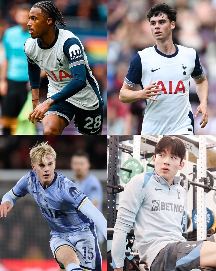 왼쪽 위부터 시계방향으로 윌슨 오도베르-아치 그레이-양민혁-루카스 베르그발