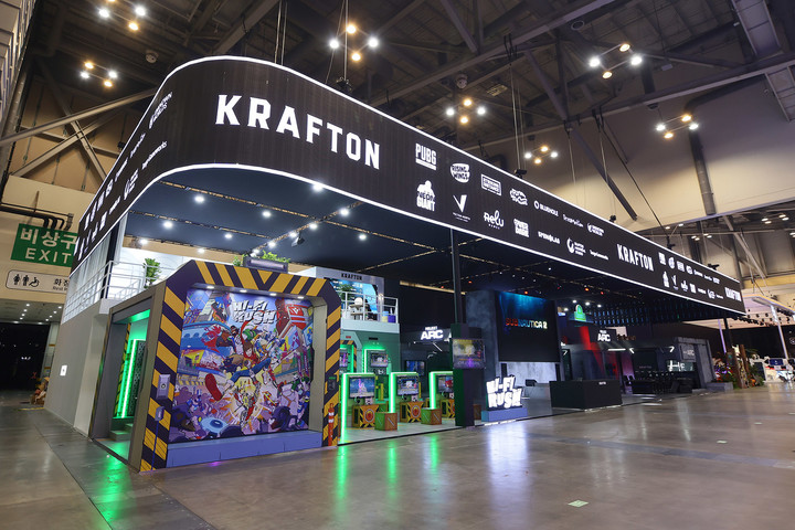 지난 11월 14일 부산 벡스코에서 열린 '지스타 2024'에 게임 등을 출품한 크래프톤