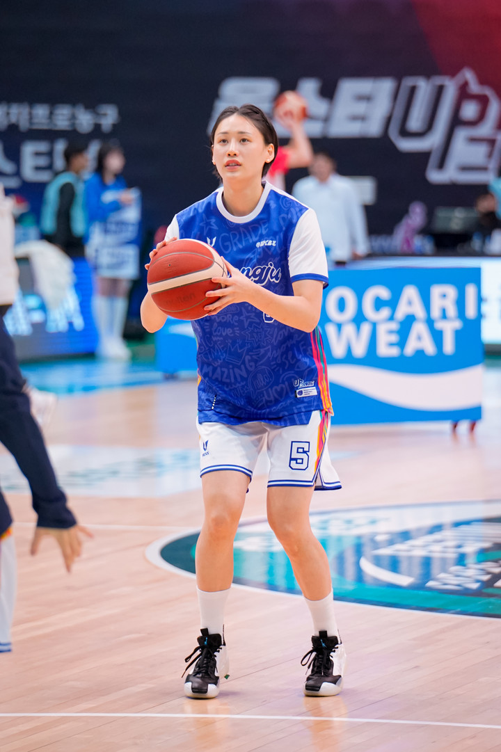 22일 부천체육관에서 열린 여자농구 올스타 페스티벌에 참가한 청주 KB스타즈 강이슬