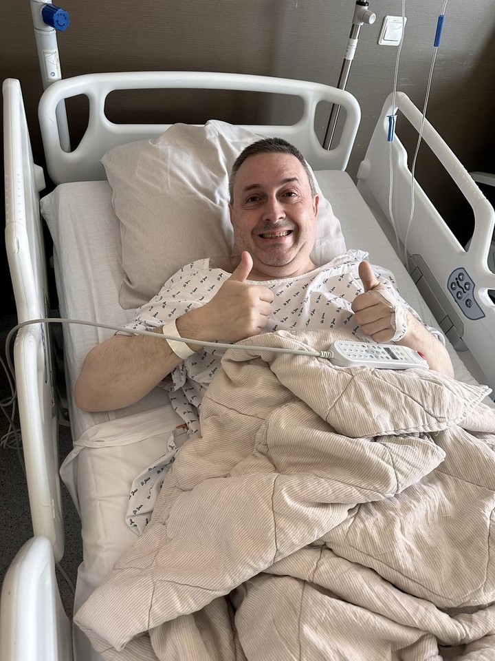 지난해 수술 후 회복중인 근황을 공개한 프레드릭 쿠드롱