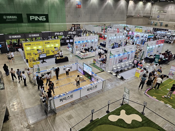 더골프쇼 골프 전시회 전경