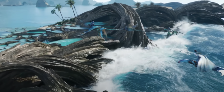 이미지는 아바타2: 물의길