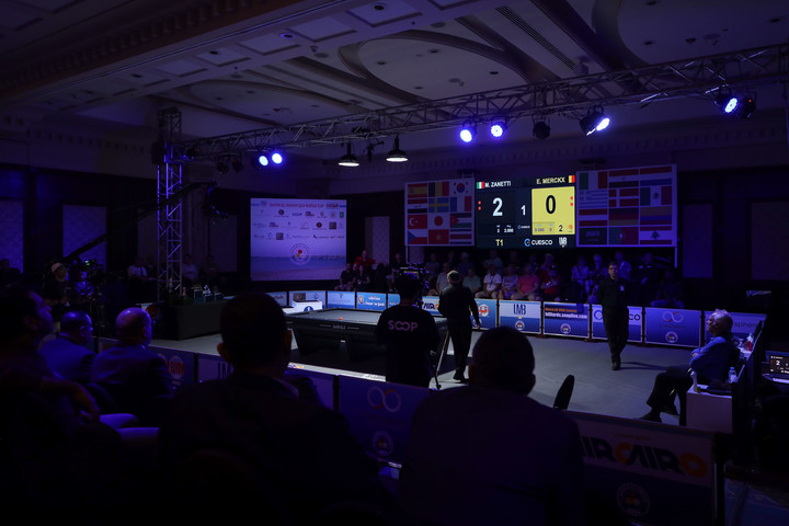 3쿠션 월드컵 경기 현장