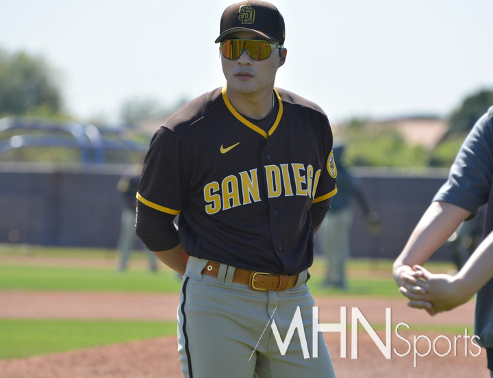 (샌디에이고 시절의 김하성)