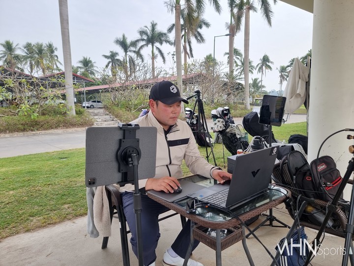 박상훈 'TEAM PSGA' 골프아카데미 원장이 베트남 하이퐁에 있는 소노벨 하이퐁 골프리조트에서 제자들과 전지훈련을 하고 있다.