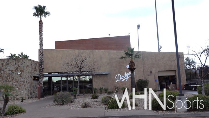 (LA다저스 스프링캠프 클럽하우스 전경)