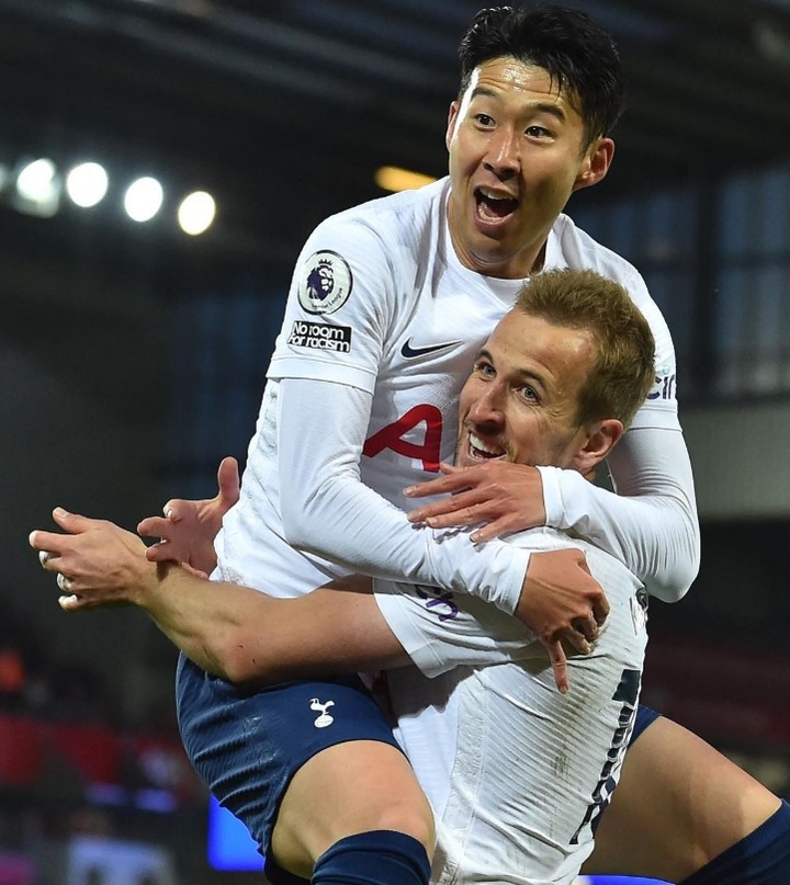 토트넘에서 함께 활약하던 시절 해리 케인-손흥민