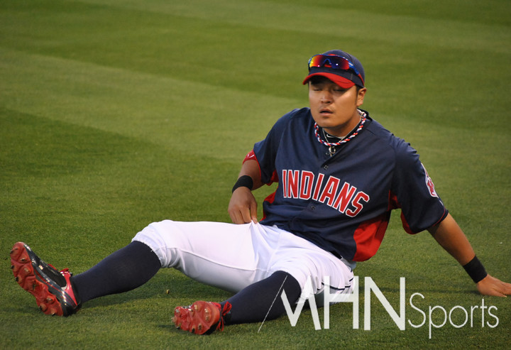 (메이저리그 클리브랜드 시절의 추신수)