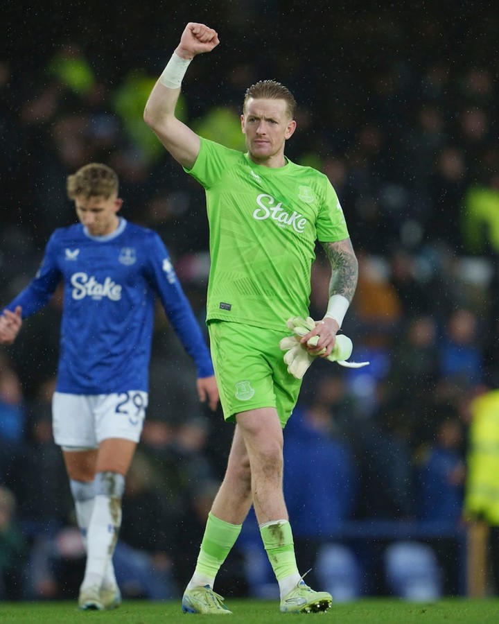 에버튼 골키퍼 조던 픽포드