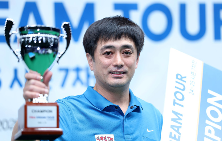14일 드림투어 7차전 결승전에서 우승을 차지한 오정수