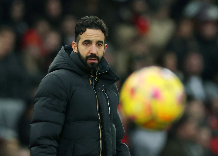 맨체스터 유나이티드의 후벵 아모림 감독