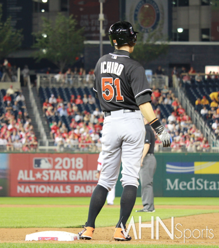 (2018년 마이애미 시절의 스즈키 이치로)