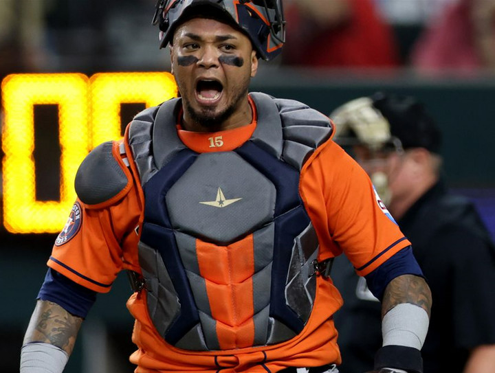 (휴스턴 시절의 포수 마틴 말도나도)