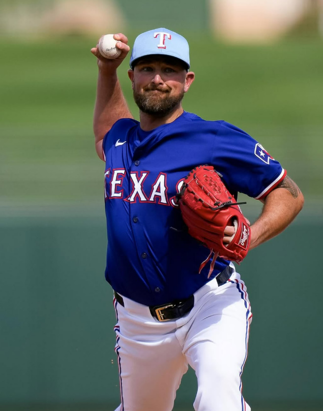 (지난해 텍사스에서 뛰었던 마무리투수 예이츠)