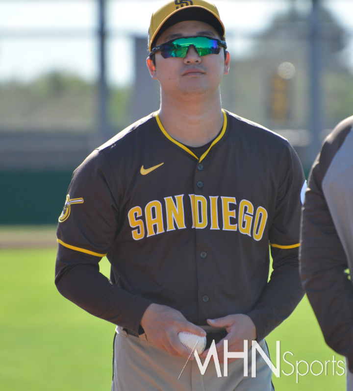 (샌디에이고 시절의 고우석)