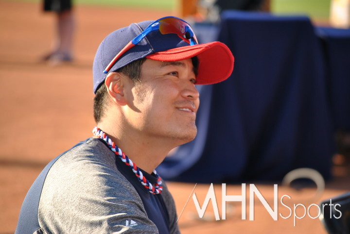 (메이저리그 클리브랜드 시절의 추신수)