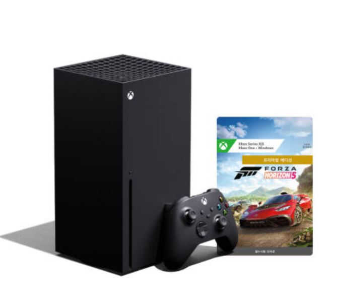 마이크로소프트 '엑스박스 시리즈 X'와 '포르자 호라이즌5'
