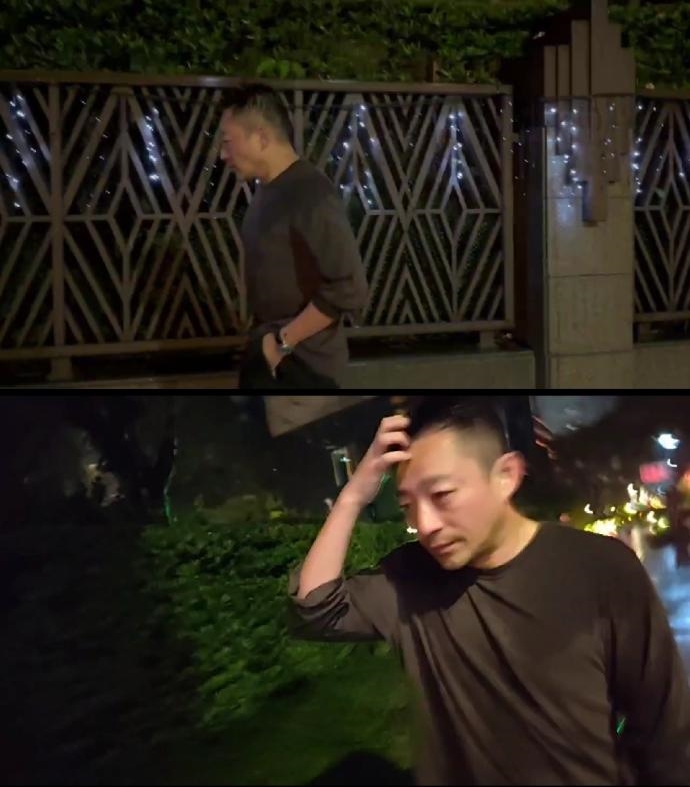 서희원의 전 남편 왕소비가 서희원의 사망 소식 이후 비오는 거리에서 30분 동안 걸어다녔다.