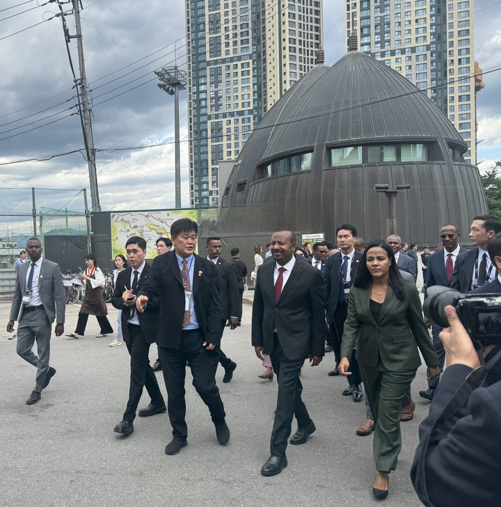 2024,06,02 에티오피아 아비 아흐메드 알리(Abiy Ahmed Ali) 이디오피아 총리 차 다비드 이사장