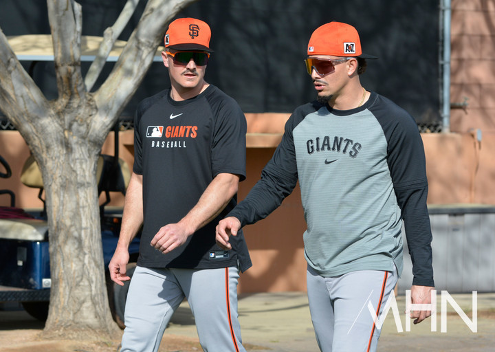 (샌프란시스코 고액연봉자인 3루수 맷 채프먼(왼쪽)과 유격수 윌리 아다메스)