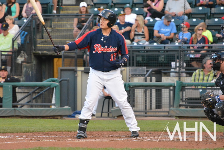 (과거 시애틀 산하 마이너리그 트리플 A 시절의 최지만)