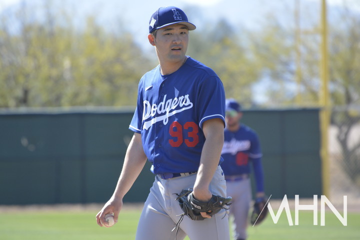 (다저스 시절의 최현일)