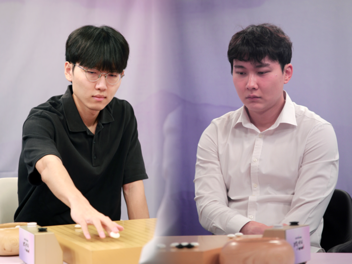 신진서(왼쪽) vs 박정환의 결승전이 성사됐다.(사진 한국기원 제공)