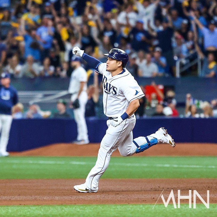 템파베이 시절의 최지만