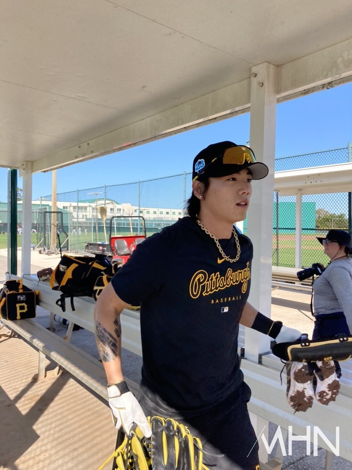 (피츠버그 시절의 배지환)