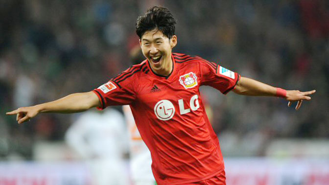 레버쿠젠 소속 당시 22세의 손흥민