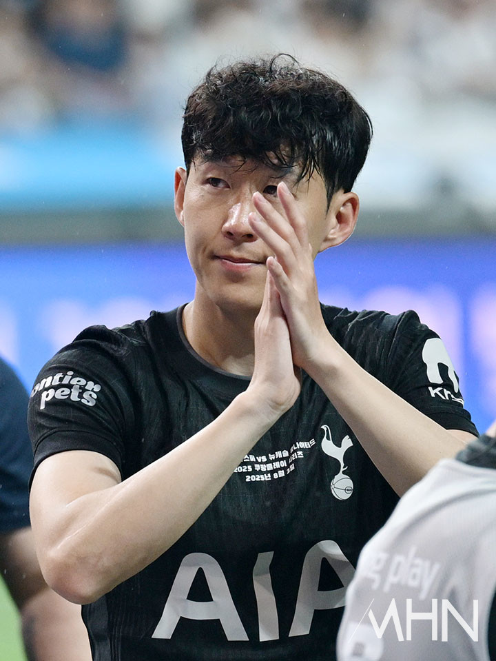 2025 프리시즌 한국에서 토트넘 소속으로 마지막 인사를 전하는 손흥민