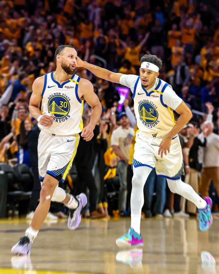 (왼쪽부터) 스테픈 커리, 세스 커리